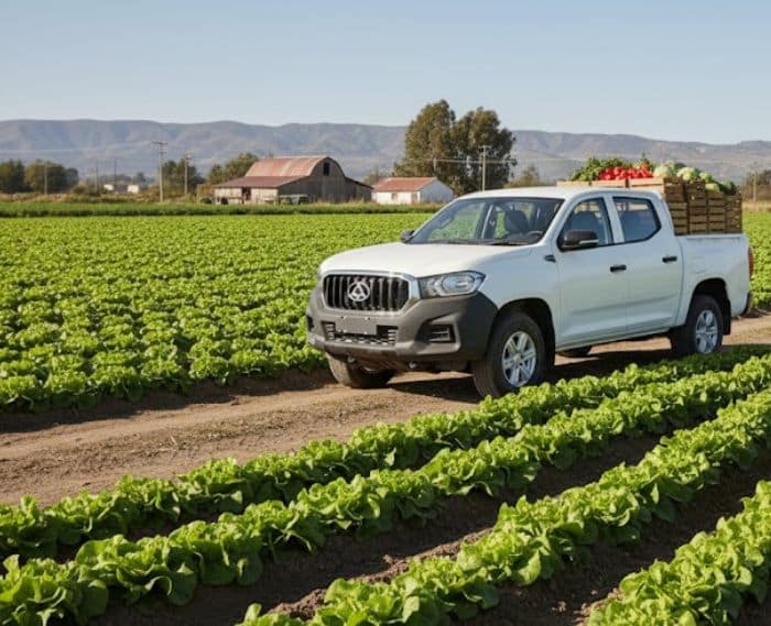 Arriendo de camionetas agrícolas - camioneta -verduras